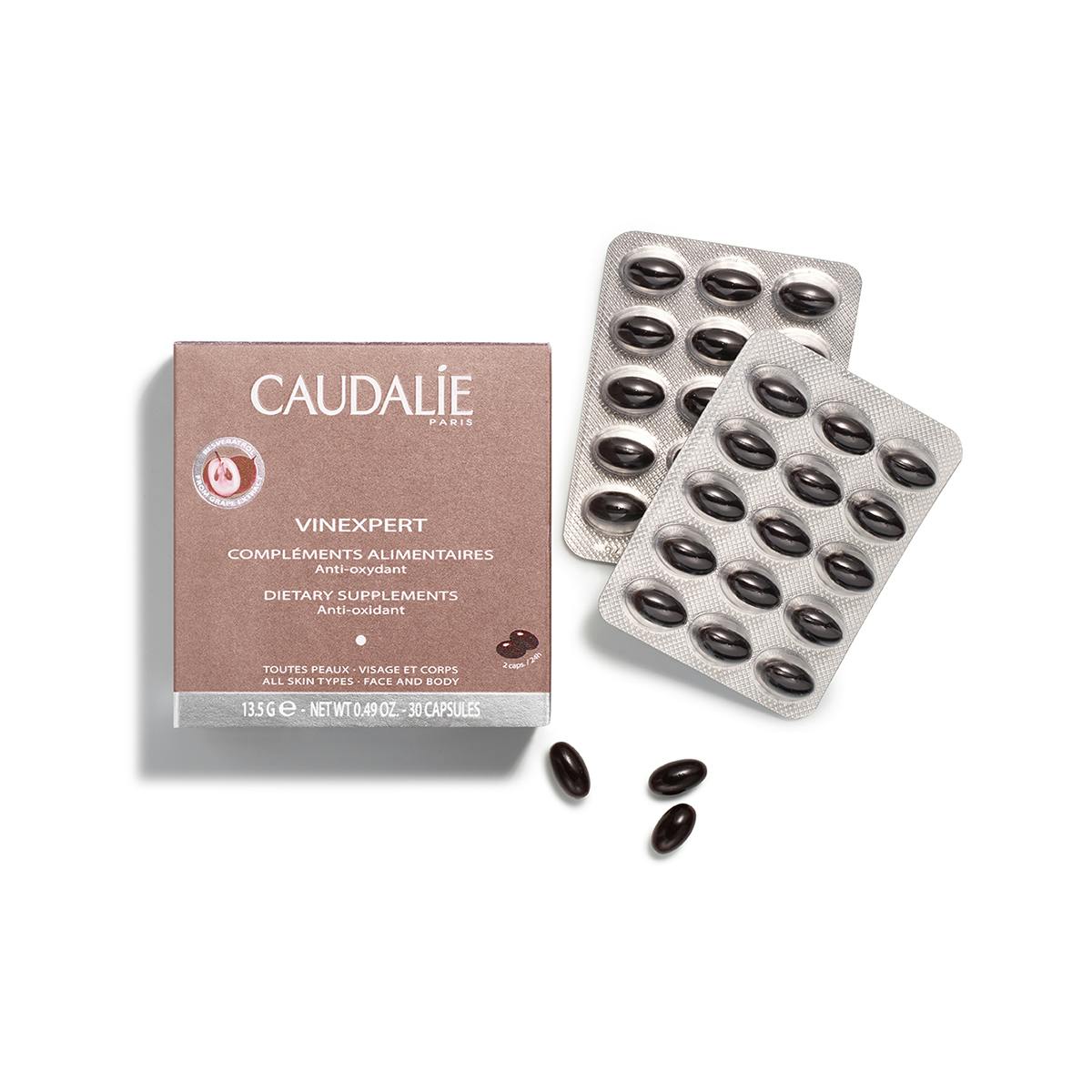 葡萄籽白藜蘆醇抗氧美肌膠囊 Caudalie Caudalie香港