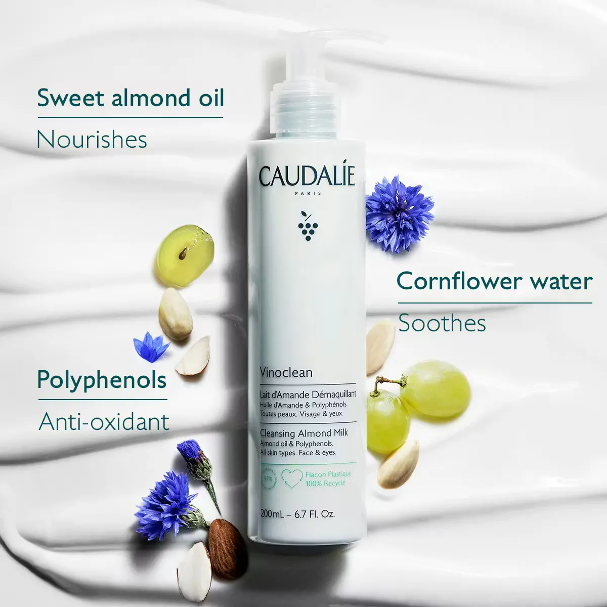Vinoclean Gentle Cleansing Almond Milk 200ML