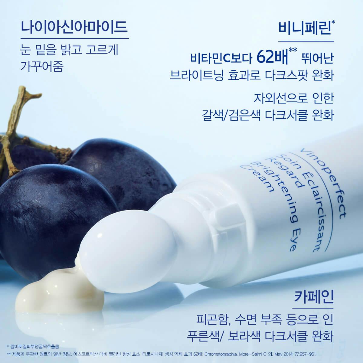 [화이트닝] 비노퍼펙트 브라이트닝 아이크림 15ml